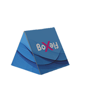 Trojuholníková horizontálna škatuľa